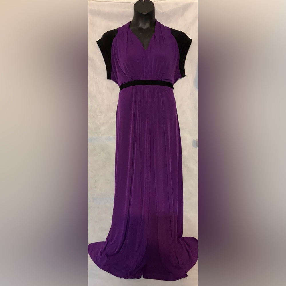 Worthington Deep Purple Maxi Dress